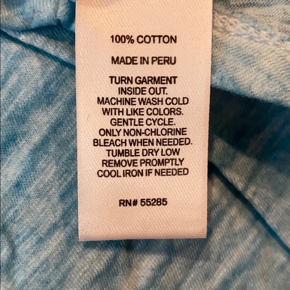 Express blue dyed tank top - Picture 6 of 6